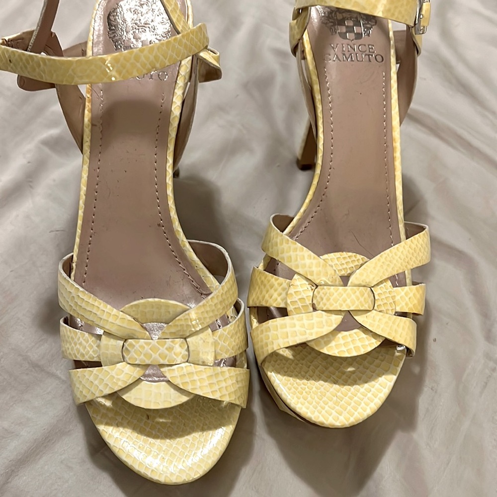 Vince Camuto Albino Python Pumps